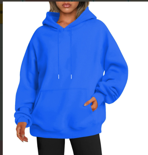 Damen Kapuzenpullover Bunt Batik-Style - IdealeKleiden
