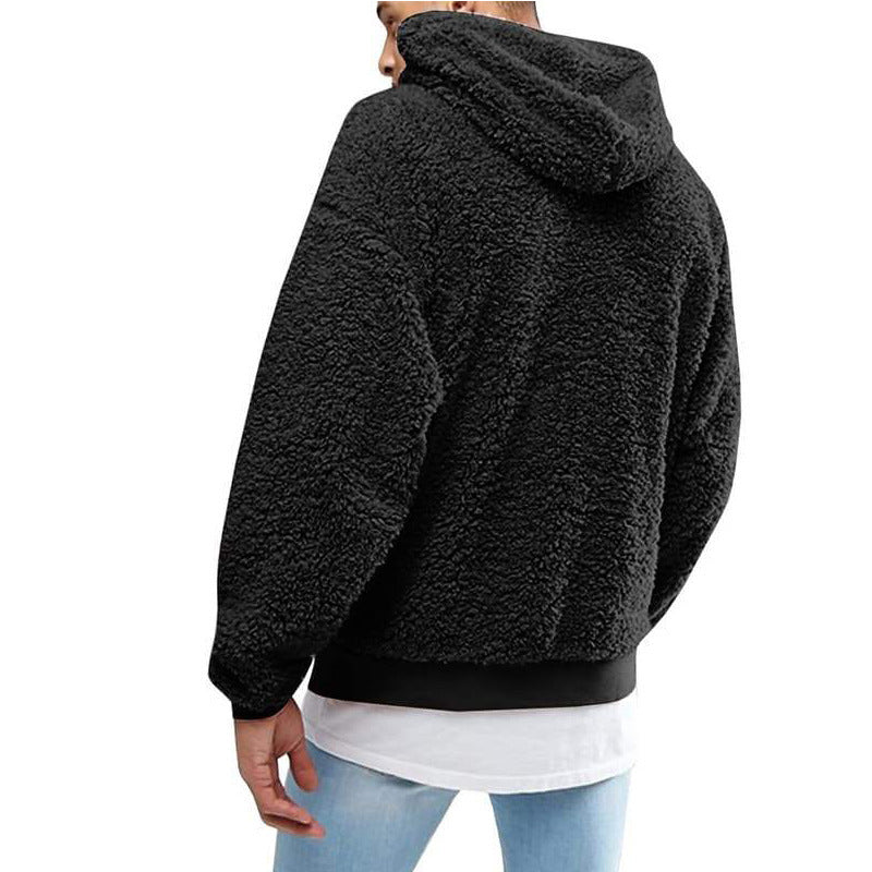 Herren Fleece Hoodie Warm Bequem Ideal