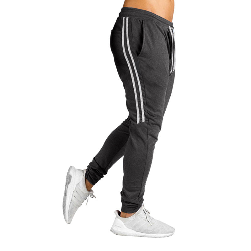 Herren Jogginghose Sportlich Atmungsaktiv Seitenstreifen