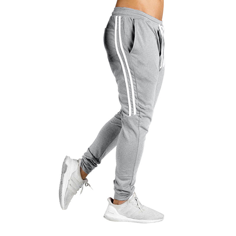 Herren Jogginghose Sportlich Atmungsaktiv Seitenstreifen