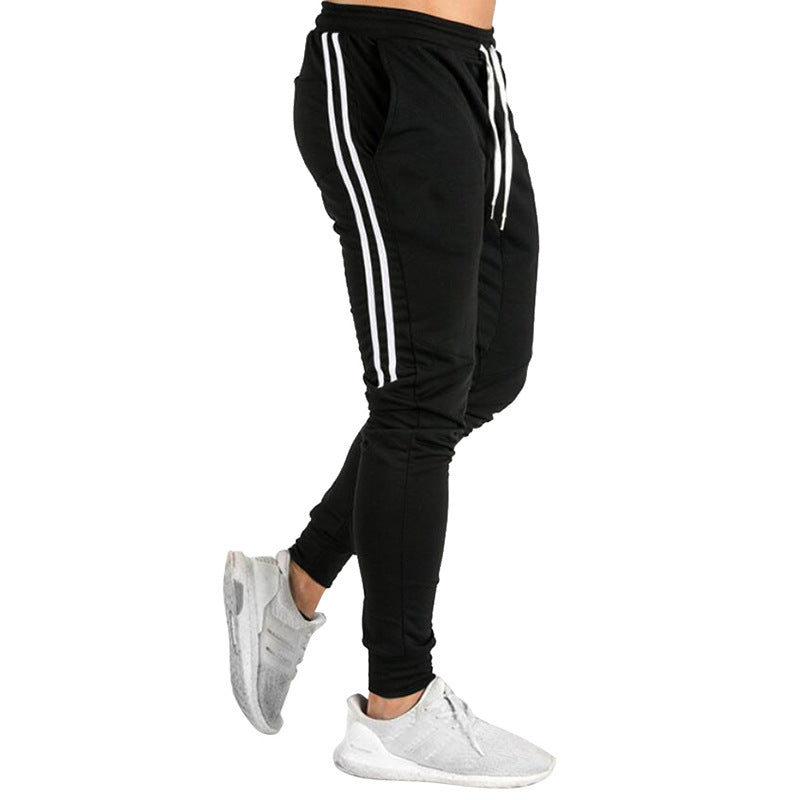Herren Jogginghose Sportlich Atmungsaktiv Seitenstreifen