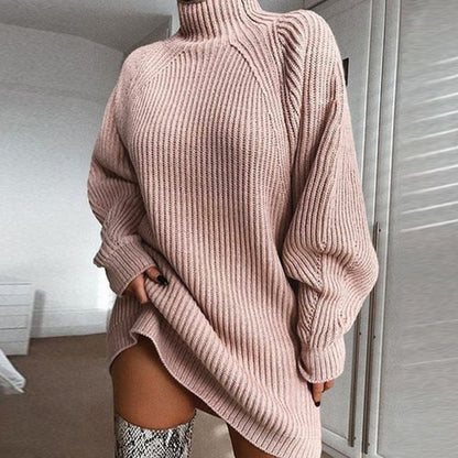 Damenschal Kleid Langarm Pullover