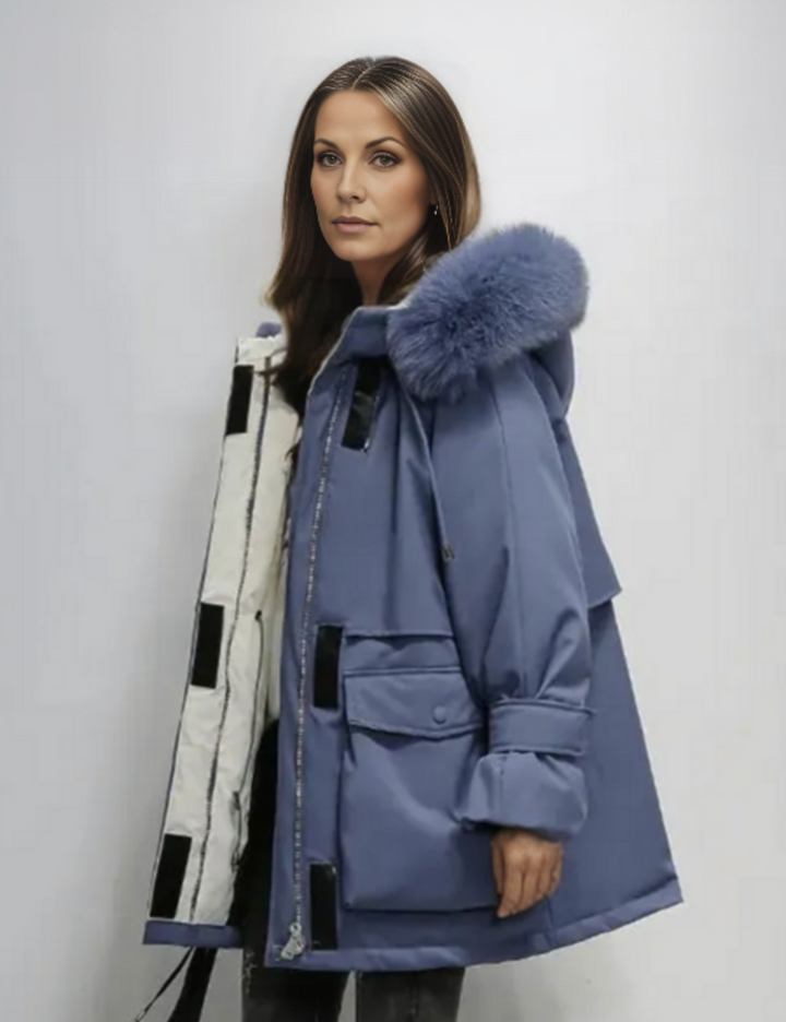 Winterparka Damen Vegan Pelz Ökologisch