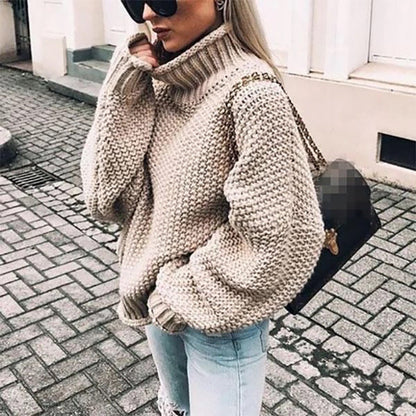 Stylische Pullover Damen Oberteil
