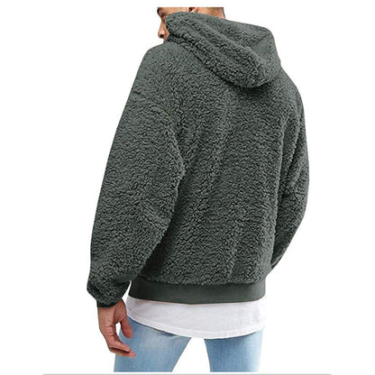 Herren Fleece Hoodie Warm Bequem Ideal
