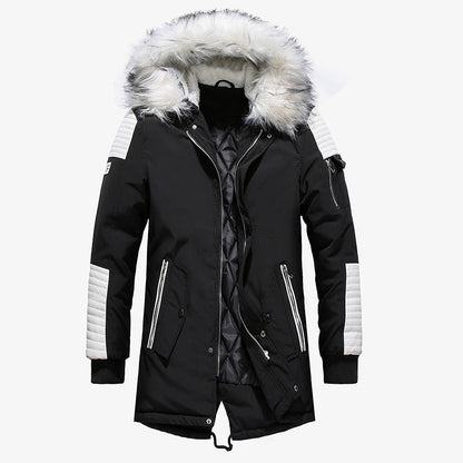 Herren Winterparka Mit Abnehmbarem Fellkragen
