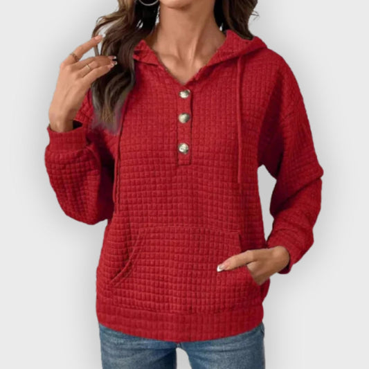 Kapuzenpullover Damen Quilted Style - IdealeKleiden