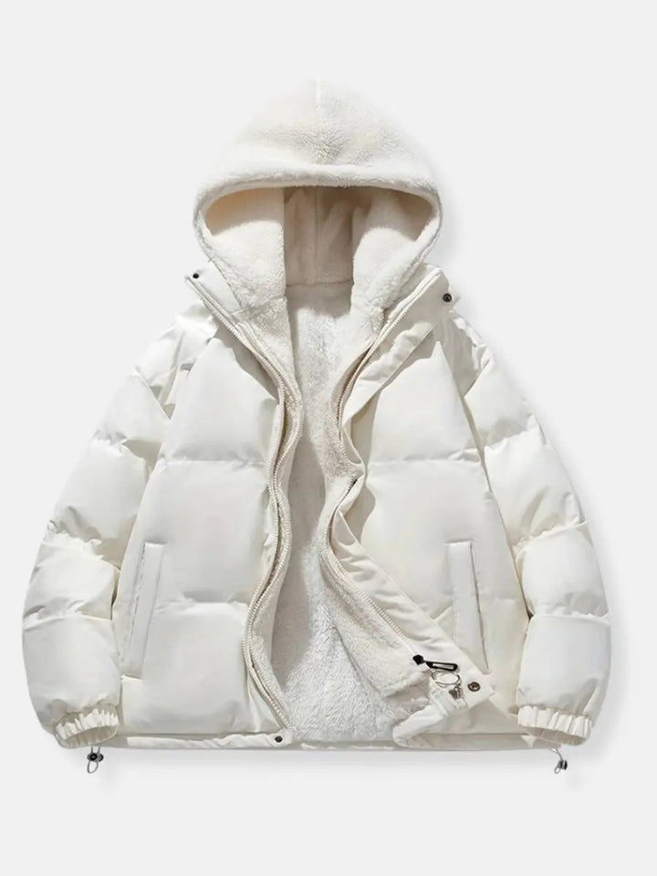 Warme Winterjacke Damen Reißverschluss Soft