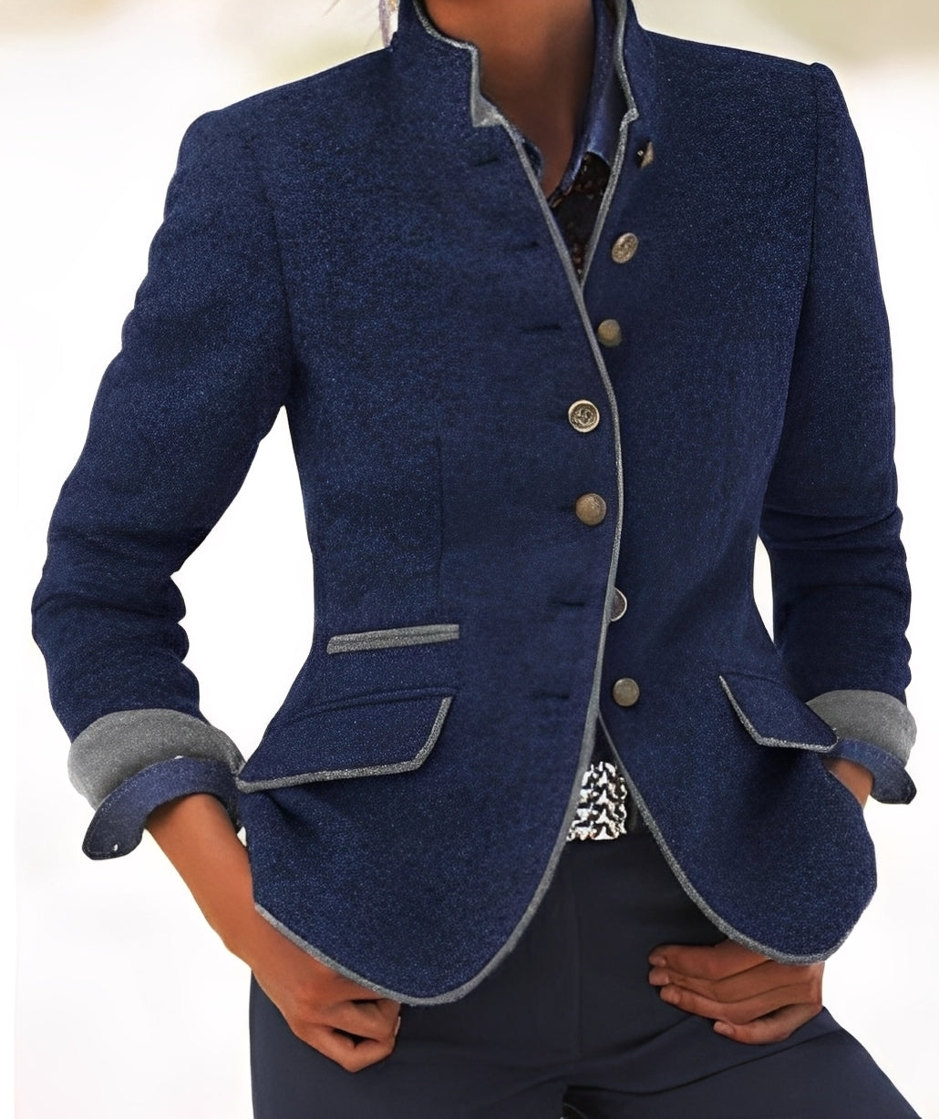 Praktische Damenjacke Mit Taschen Für Den Alltag