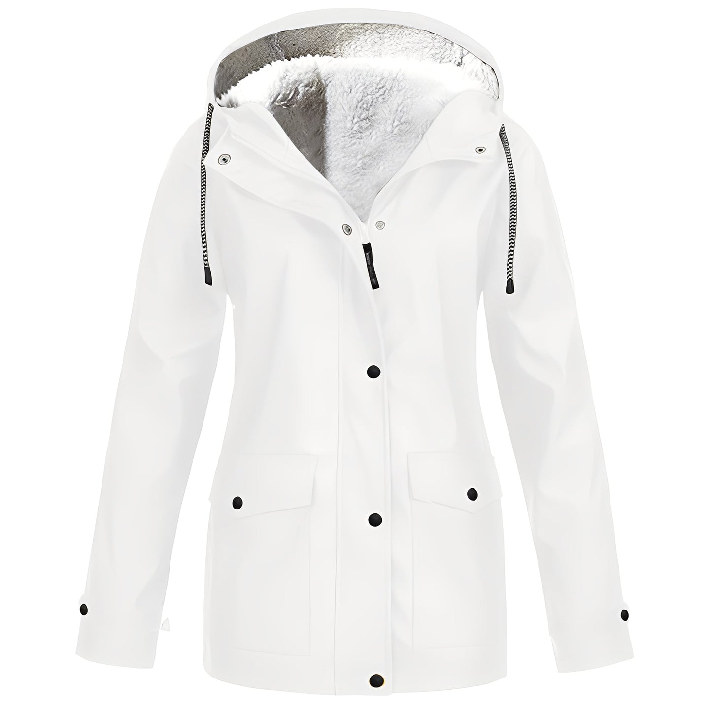 Wasserdichte Damenjacke Fleece Isoliert