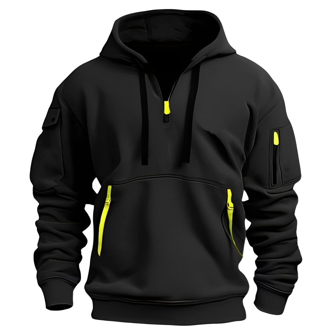Bequeme Hoodie für Männer mit Halbzip