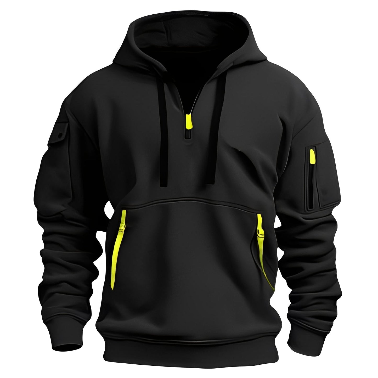 Bequeme Hoodie für Männer mit Halbzip