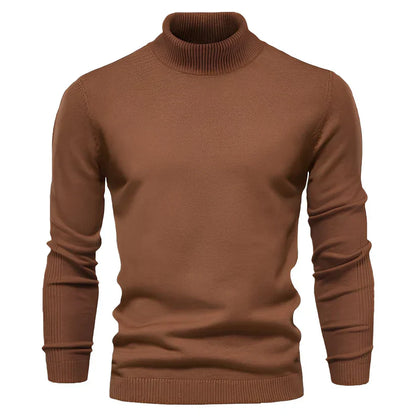 Herren Slimfit Rollkragenpullover Modern