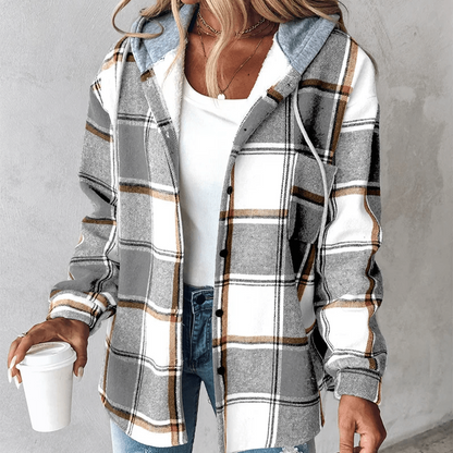 Stylische Strickjacke Mit Kapuze
