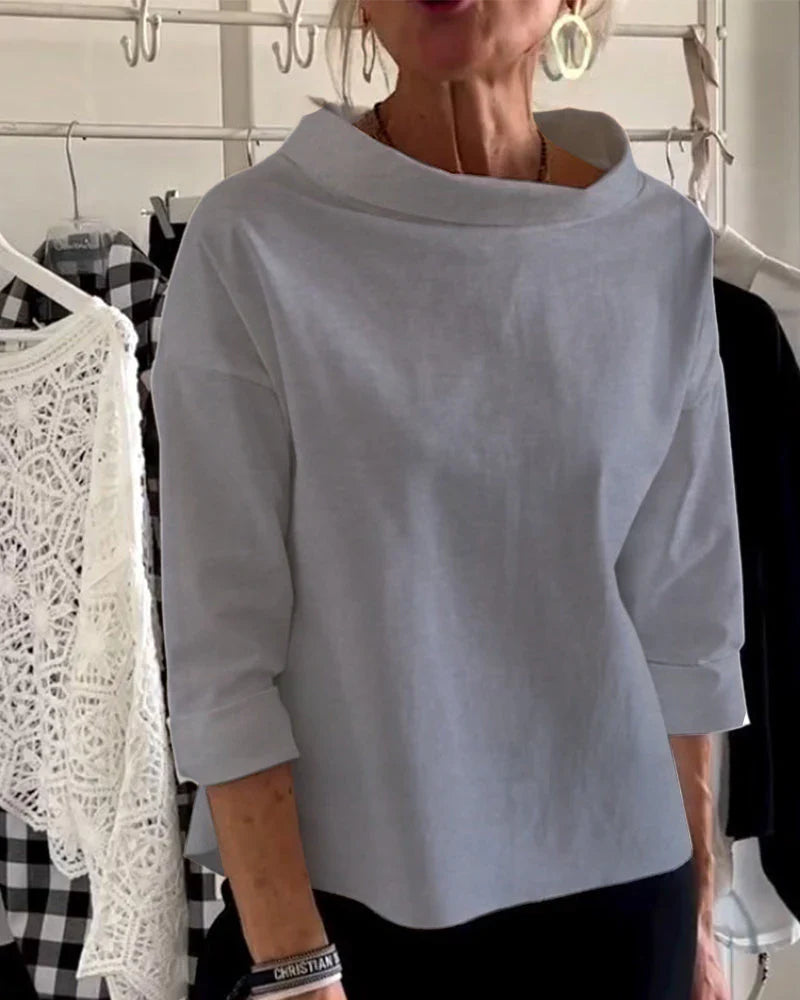 Damen Oberteil Elegant Blumenmuster