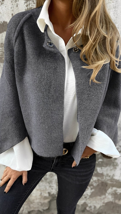 Weiche Damenkaschmirjacke Bequem Geschnitten