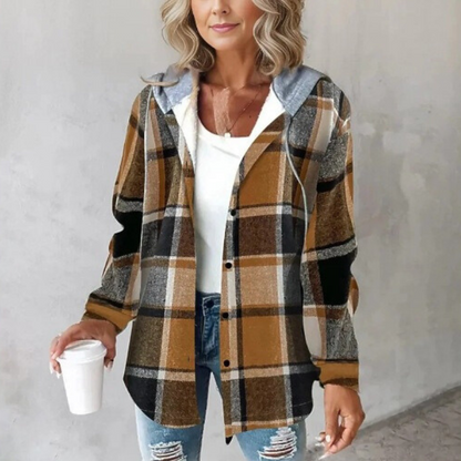 Stylische Strickjacke Mit Kapuze