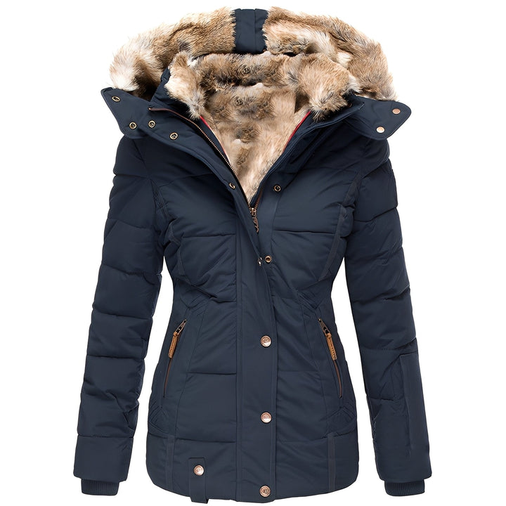 Stilvolle Damenjacke Warm Kapuze