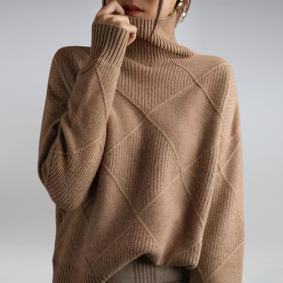 Kaschmir Pullover Damen Weich Bequem