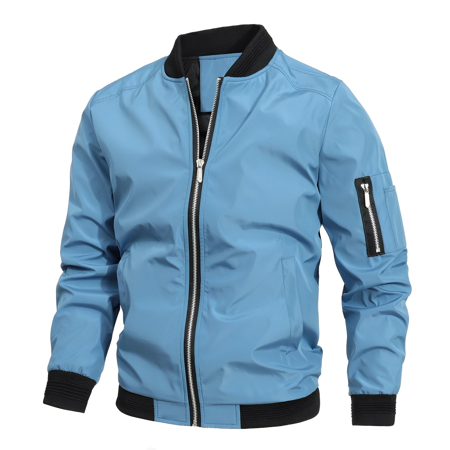 Stilvolle Bomberjacke Herren Sportlich Modern