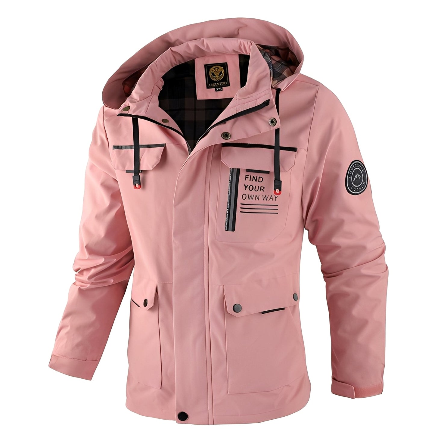 Wetterfeste Herrenjacke Outdoor Dicke Winterjacke