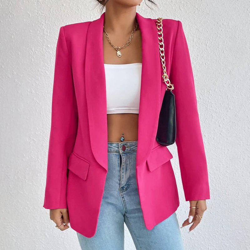 Damen Blazer Langarm Elegant