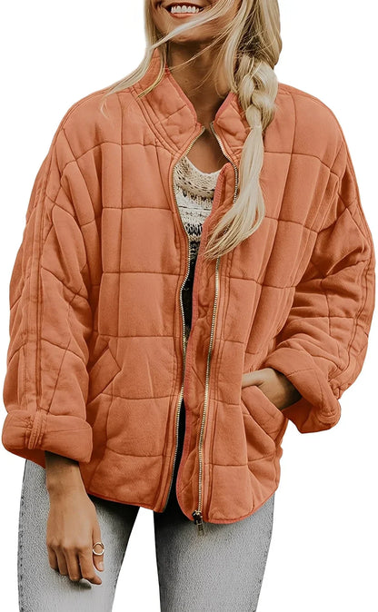 Dicke Oversize Damenjacke Großformat
