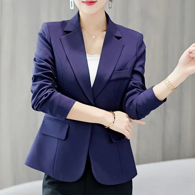Eleganter Blazer Damen Ein-Knopf-Modell
