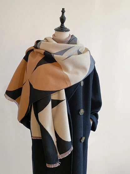 Eleganter Schal Damen Kaschmir Soft