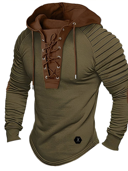 Bequemer Strickpullover Herren Kapuzenpulli