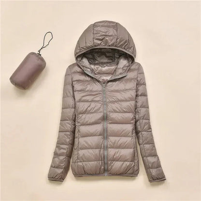 Leichte Wattierte Jacke Marina Blau