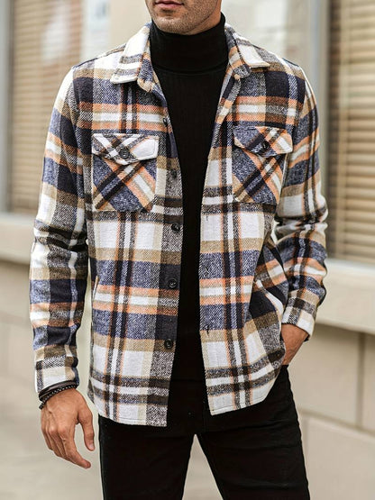 Herrenjacke Karomuster Modern Style