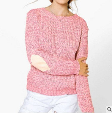 Damen Strickpullover Herzärmel Elegante Damenmode