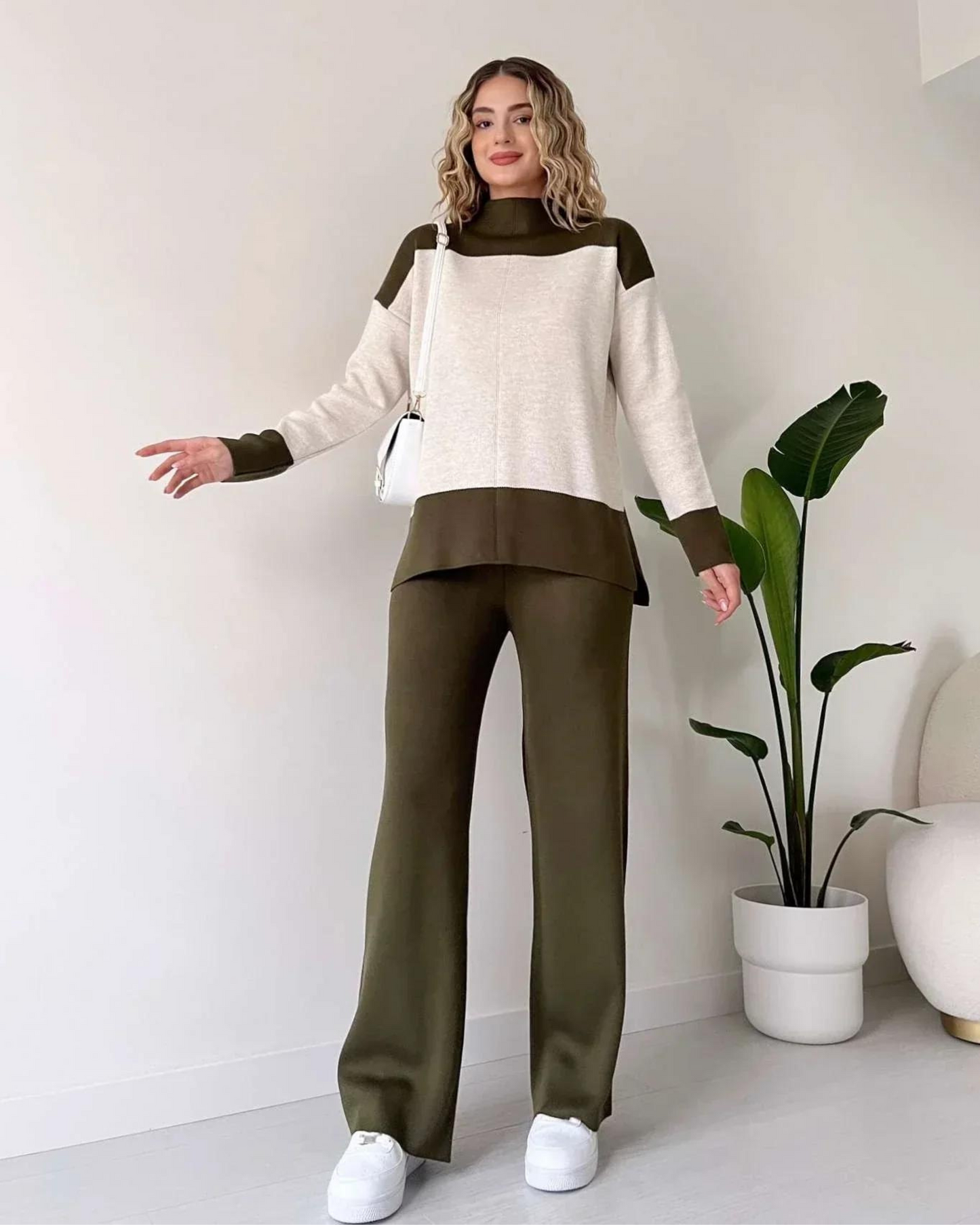 Praktisches Damenkleid Set Bequem & Vielseitig