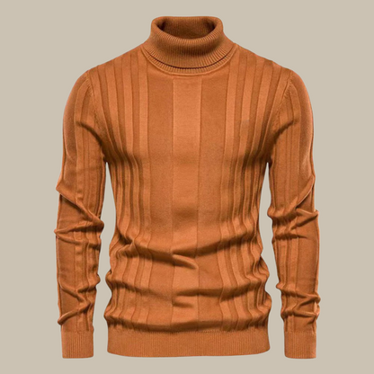 Eleganter Herren Rollkragen Pullover Luxus Qualität