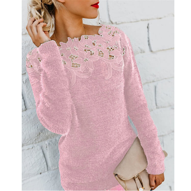 Kuschelpullover Weich Bequem Warm