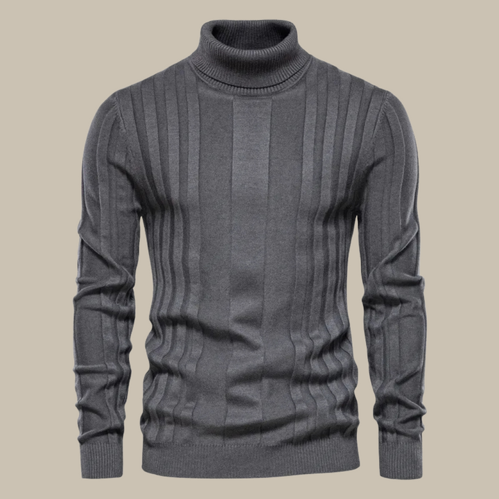 Eleganter Herren Rollkragen Pullover Luxus Qualität
