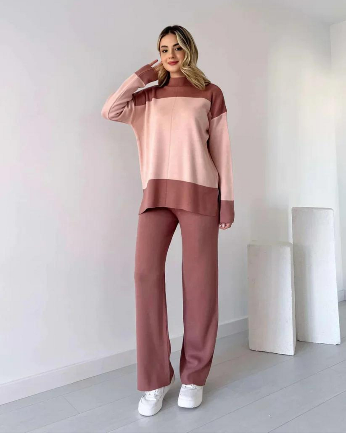 Praktisches Damenkleid Set Bequem & Vielseitig