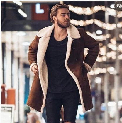 Herren Wintermantel Gefüttert Warm Isoliert