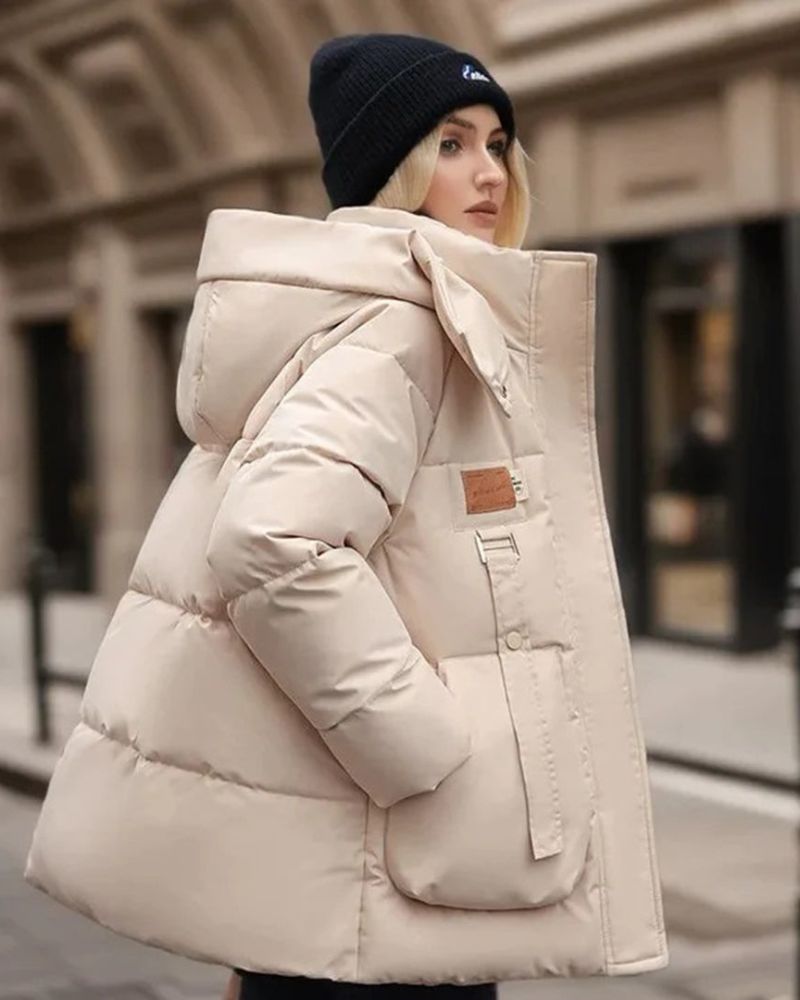 Warmes Winterkleid Bequem Damen
