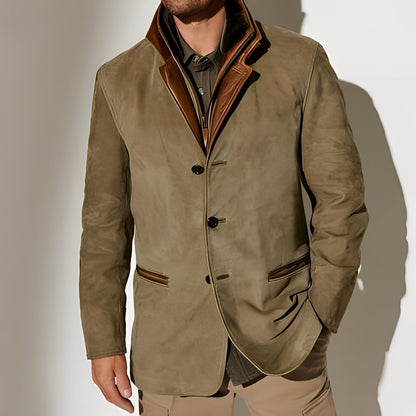 Herren Jacke Klassisch Mit Taschen - IdealeKleiden
