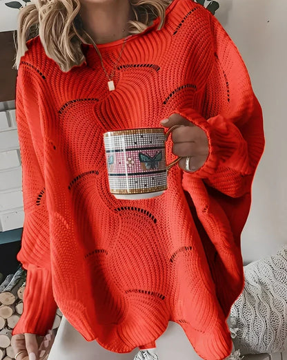 Stylischer V-Ausschnitt Pullover für Damen