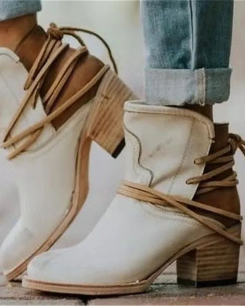 Stylische Westernstiefel Vintage Look