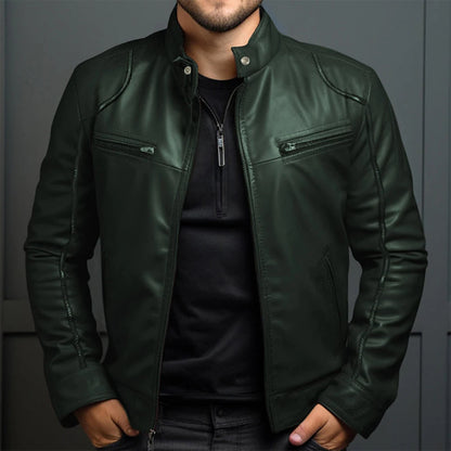 Retro Motorradjacke Herren Vintage Style