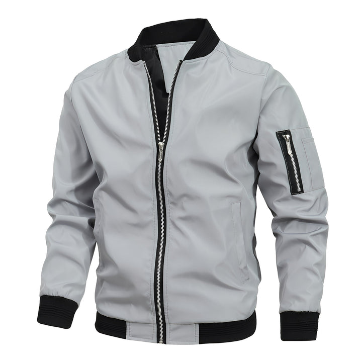 Stilvolle Bomberjacke Herren Sportlich Modern
