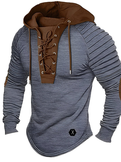 Bequemer Strickpullover Herren Kapuzenpulli