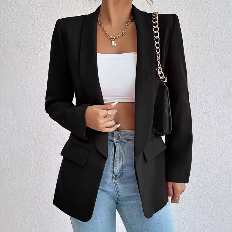 Damen Blazer Langarm Elegant