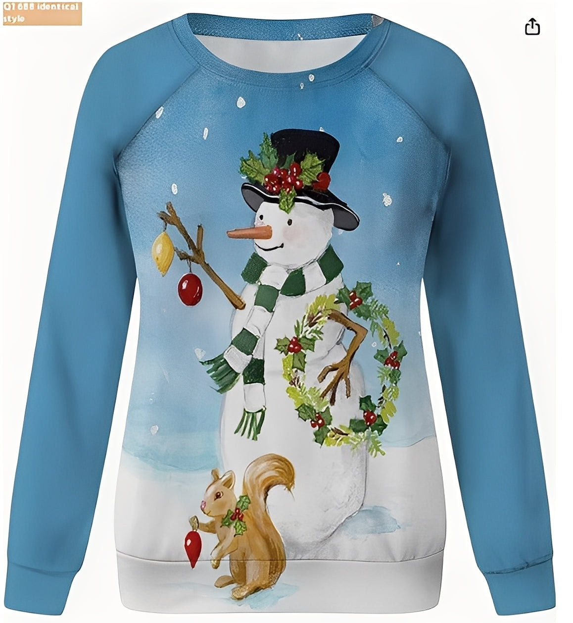 Weihnachtspulli Damen Festive Style