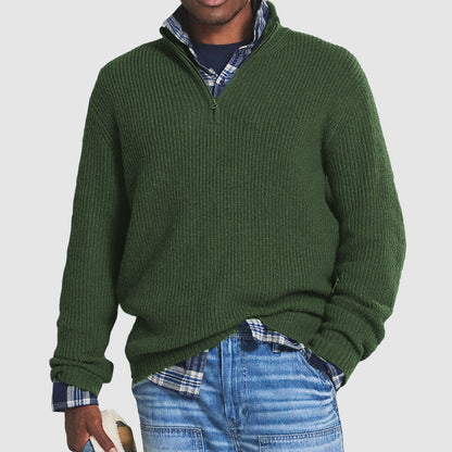 Moderne Strickjacke Reißverschluss Businesslook