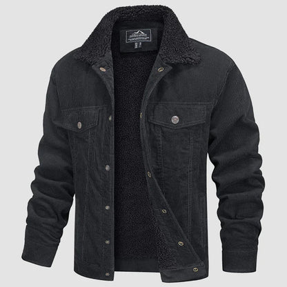 Herren Cordjacke Warm Bequem